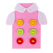 Load image into Gallery viewer, Children DIY Handmade Clothes Toy Creative Kids Threading Sewing Buttons Assembly Cartoon Puzzles Child Learning Educational Toy